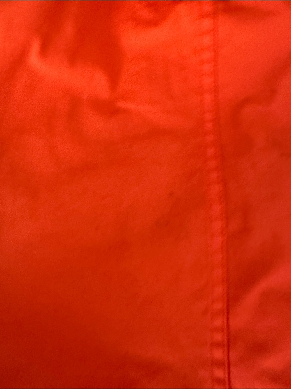 VINTAGE 90s Y2K Ralph Lauren Orange Marine Utility Hooded Rain Coat Gold Buttons - Picture 15 of 15